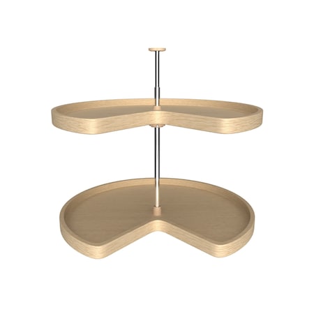 Rev-A-Shelf Maple Veneer, Light Brown, 28 in W, 26 in H, 28 in D, 18.25 in L, Light Brown LD-4BW-472-28-1